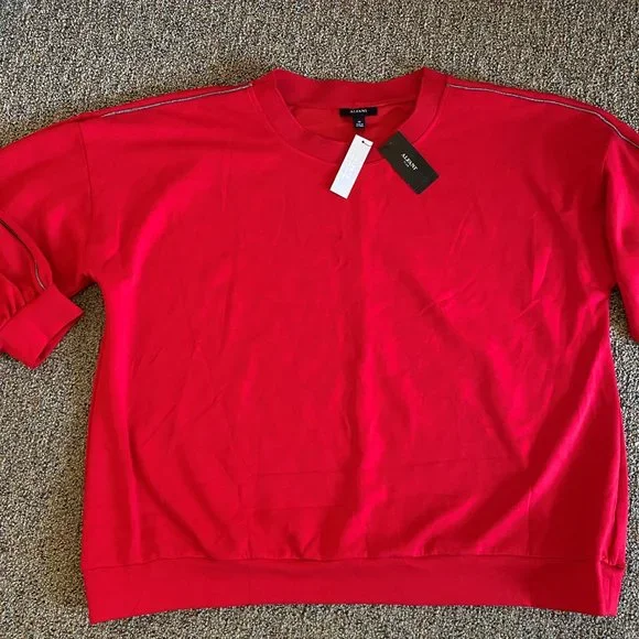ALFANI Top Real Red Size 3X - Picture 1 of 6